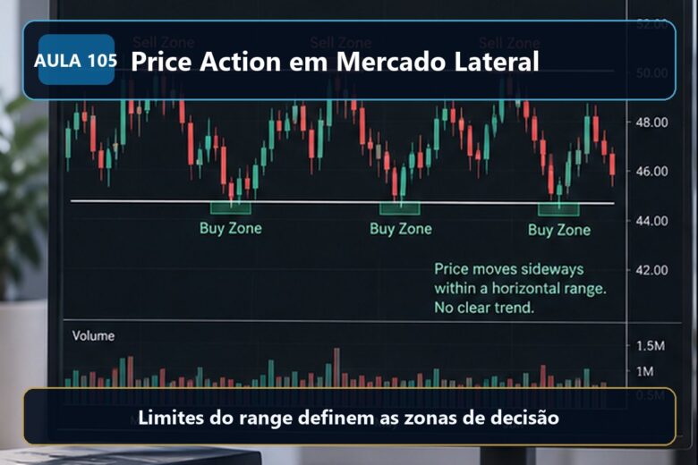 Imagem informativa exclusiva para Aula 105 — Price Action em Mercado Lateral