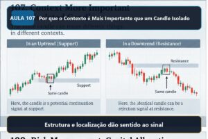 Imagem informativa exclusiva para Aula 107 — Por que o Contexto é Mais Importante que um Candle Isolado