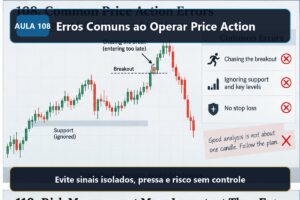 Imagem informativa exclusiva para Aula 108 — Erros Comuns ao Operar Price Action