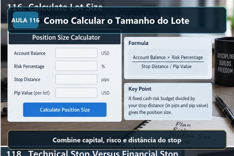 Imagem informativa exclusiva para Aula 116 — Como Calcular o Tamanho do Lote