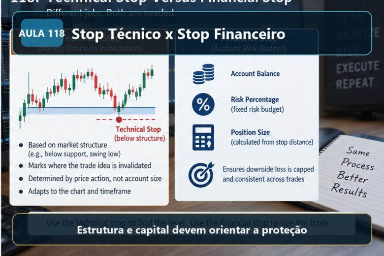 Imagem informativa exclusiva para Aula 118 — Stop Técnico x Stop Financeiro