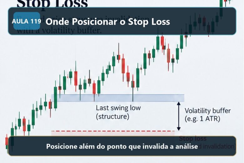 Imagem informativa exclusiva para Aula 119 — Onde Posicionar o Stop Loss