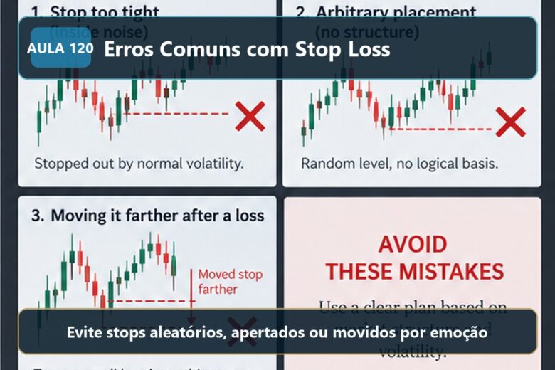 Imagem informativa exclusiva para Aula 120 — Erros Comuns com Stop Loss