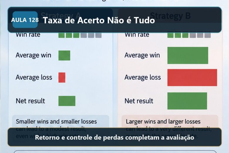 Imagem informativa exclusiva para Aula 128 — Taxa de Acerto Não é Tudo