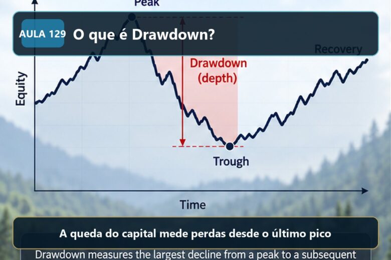 Imagem informativa exclusiva para Aula 129 — O que é Drawdown?