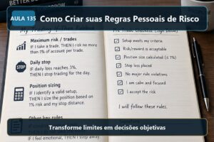 Imagem informativa exclusiva para Aula 135 — Como Criar suas Regras Pessoais de Risco
