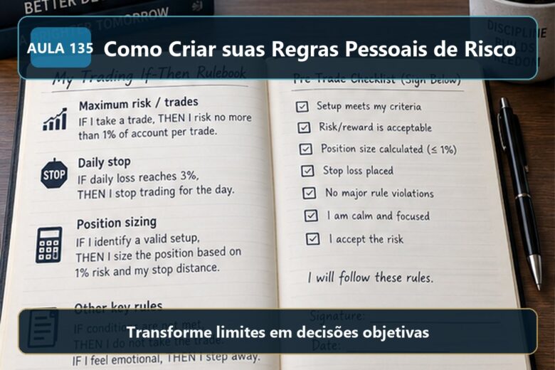 Imagem informativa exclusiva para Aula 135 — Como Criar suas Regras Pessoais de Risco