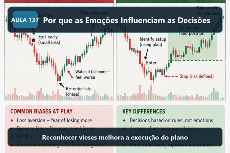 Imagem informativa exclusiva para Aula 137 — Por que as Emoções Influenciam as Decisões