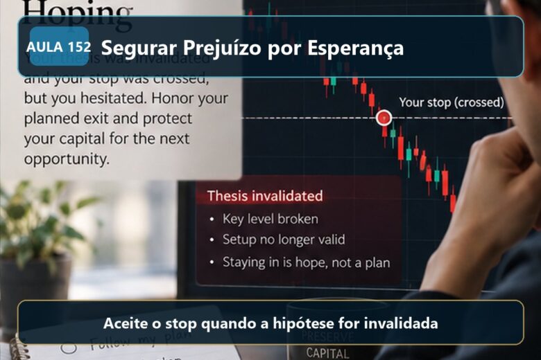 Imagem informativa exclusiva para Aula 152 — Segurar Prejuízo por Esperança