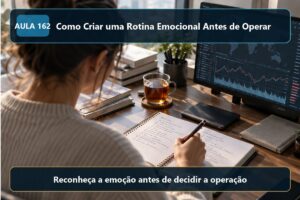 Imagem informativa exclusiva para Aula 162 — Como Criar uma Rotina Emocional Antes de Operar