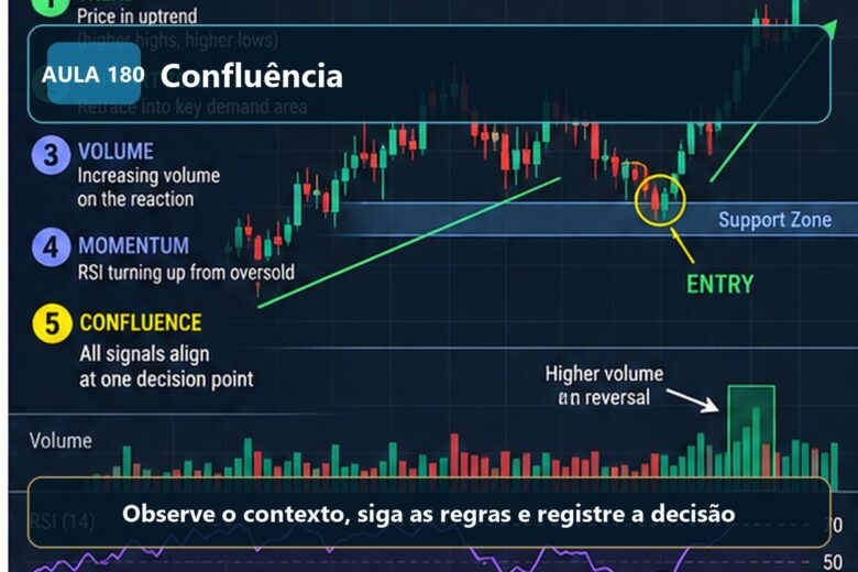 Imagem informativa exclusiva para Aula 180 — Confluência