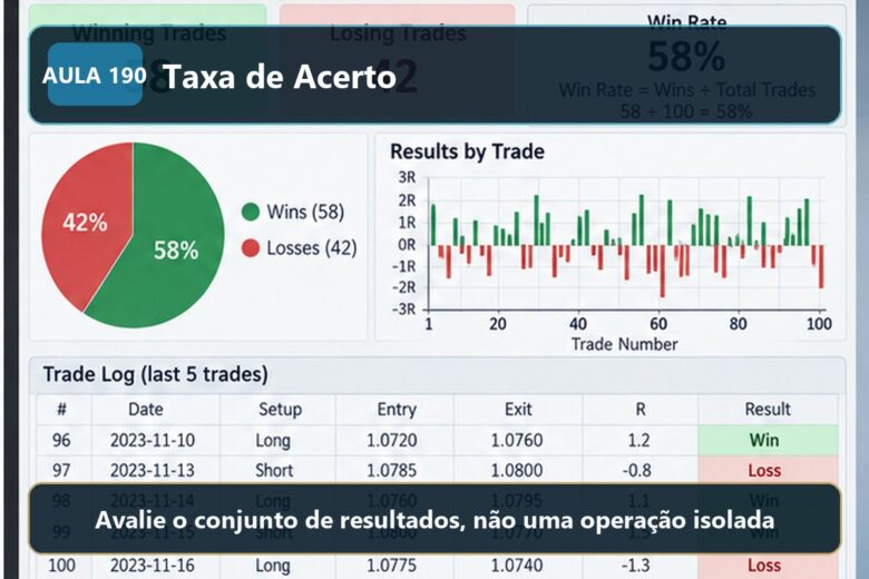 Imagem informativa exclusiva para Aula 190 — Taxa de Acerto