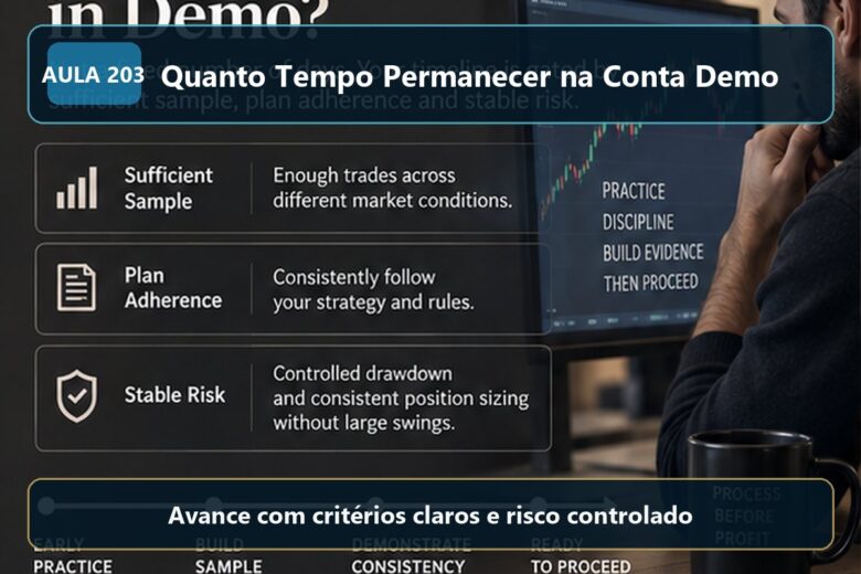 Imagem informativa exclusiva para Aula 203 — Quanto Tempo Permanecer na Conta Demo