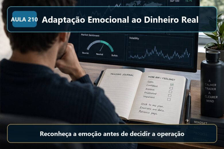 Imagem informativa exclusiva para Aula 210 — Adaptação Emocional ao Dinheiro Real