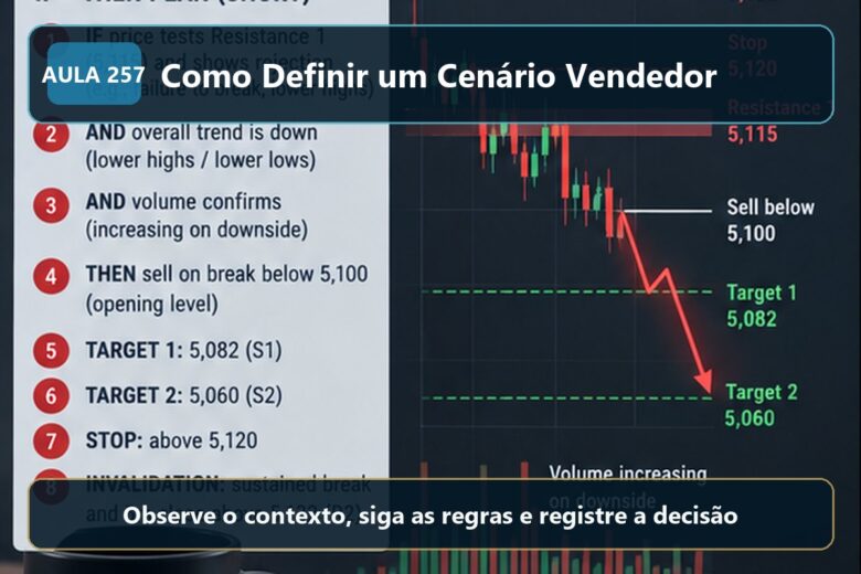 Imagem informativa exclusiva para Aula 257 — Como Definir um Cenário Vendedor
