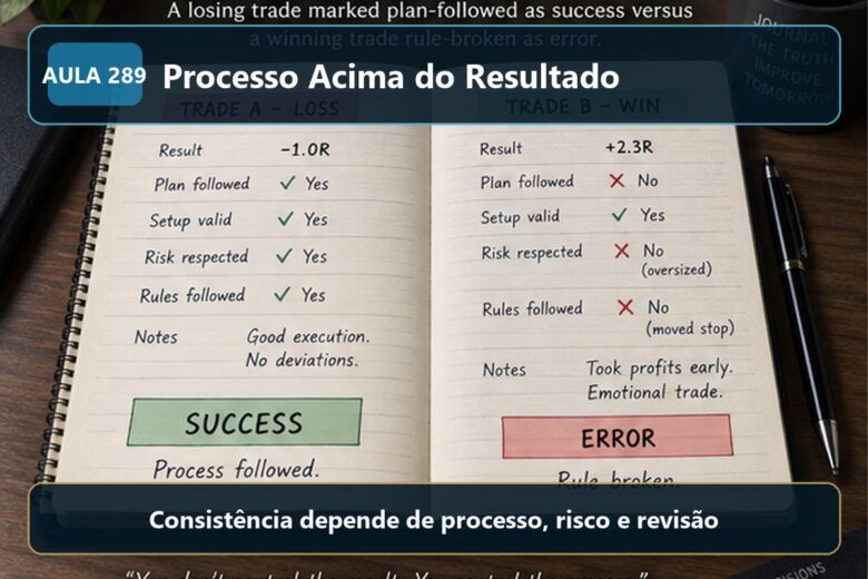 Imagem informativa exclusiva para Aula 289 — Processo Acima do Resultado